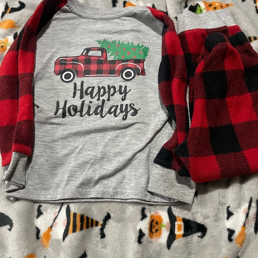 Holiday Plaid Pajama Set